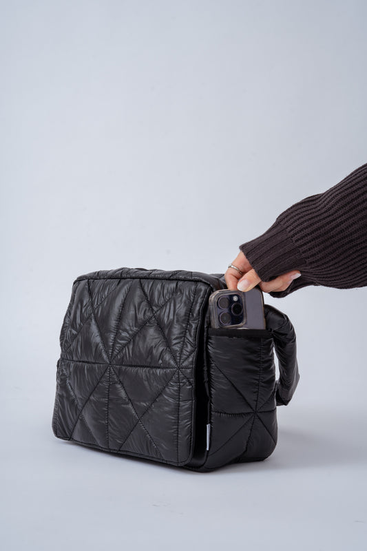 Cross quilt bag Black(旧モデル)