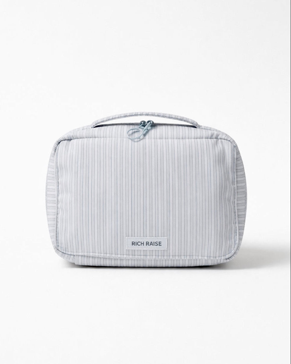 Stripe diaper pouch / BULE