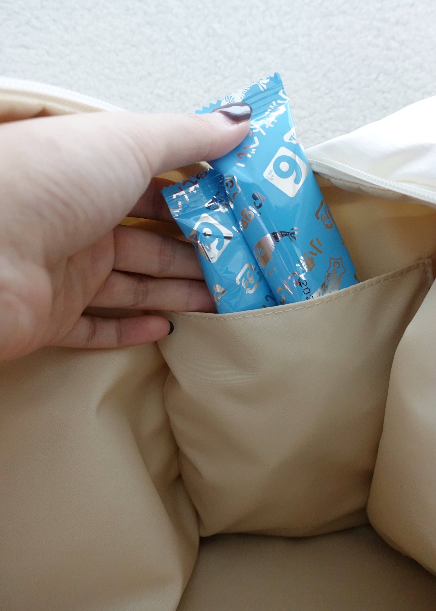 [予約販売]Large quilting bag / Pearl White