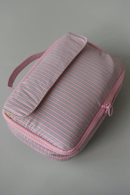 Stripe diaper pouch
