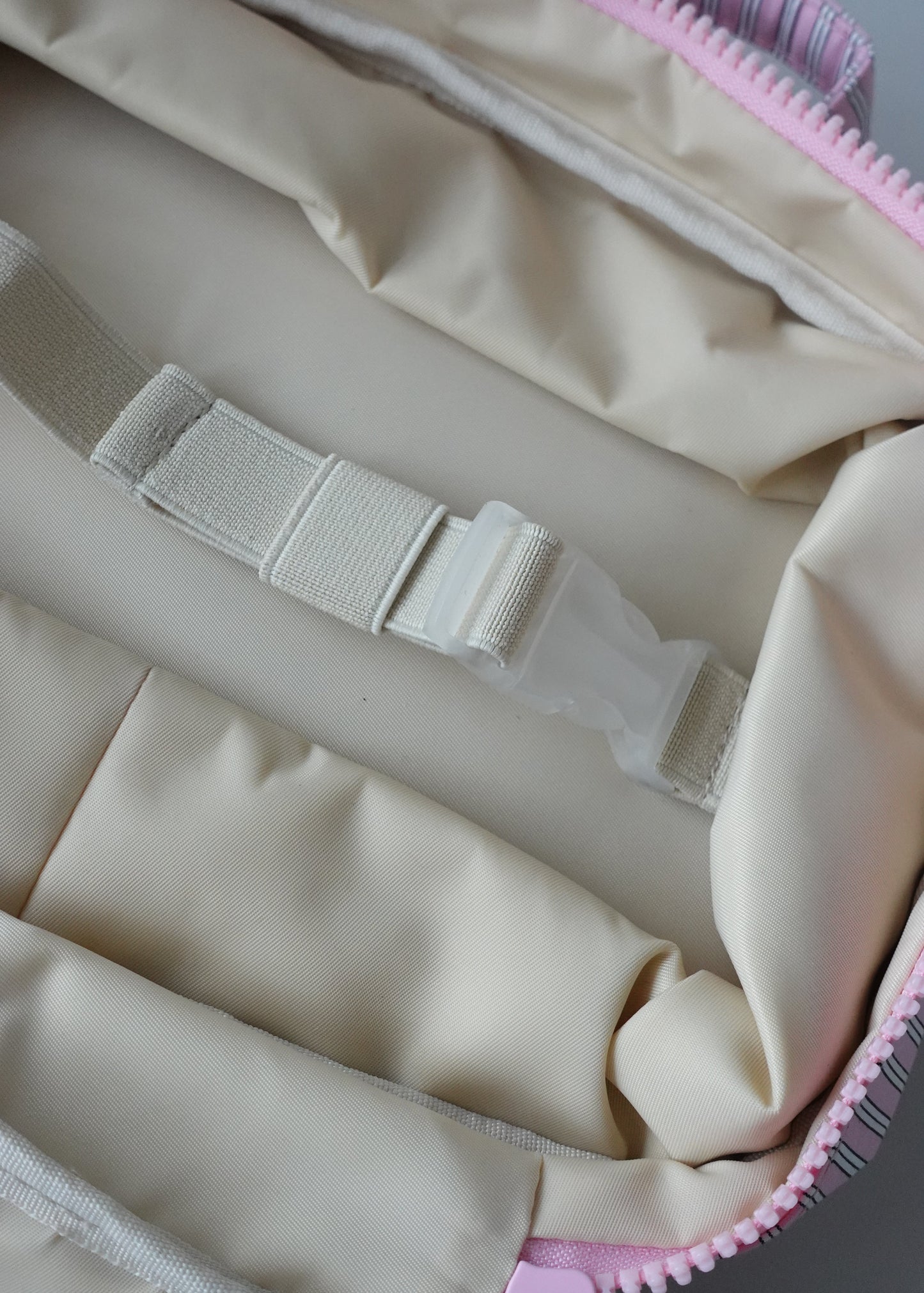 【予約販売】Stripe diaper pouch / PINK