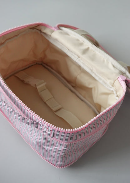Stripe diaper pouch