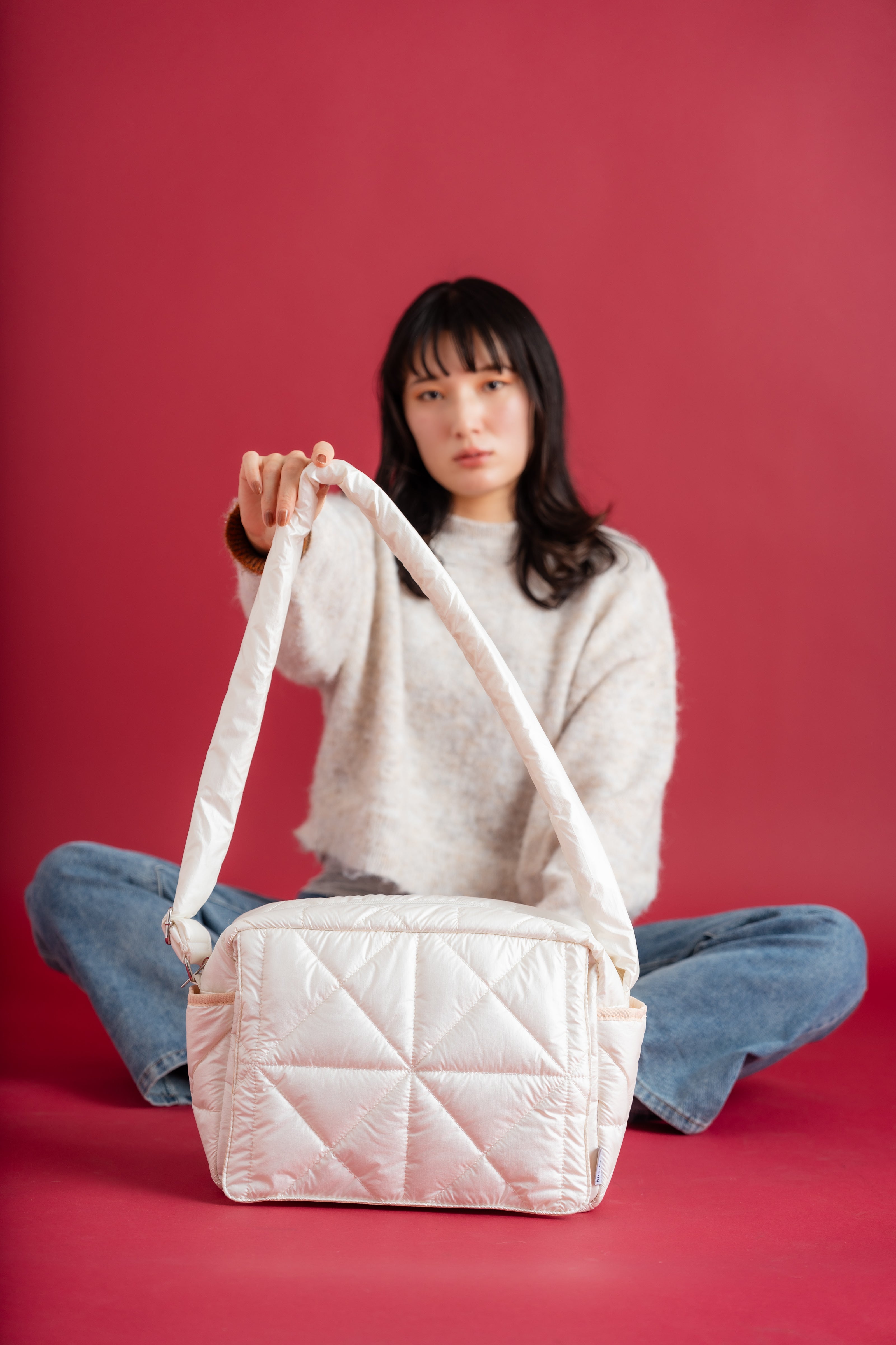 【RICH RAISE】Cross quilt bag / マザーズバッグ 予約販売]Cross quilt bag (magnet ver) – RICH RAISE