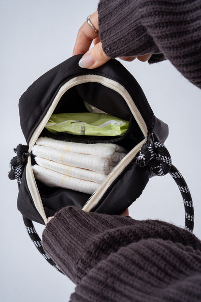 Vertical diaper pouch