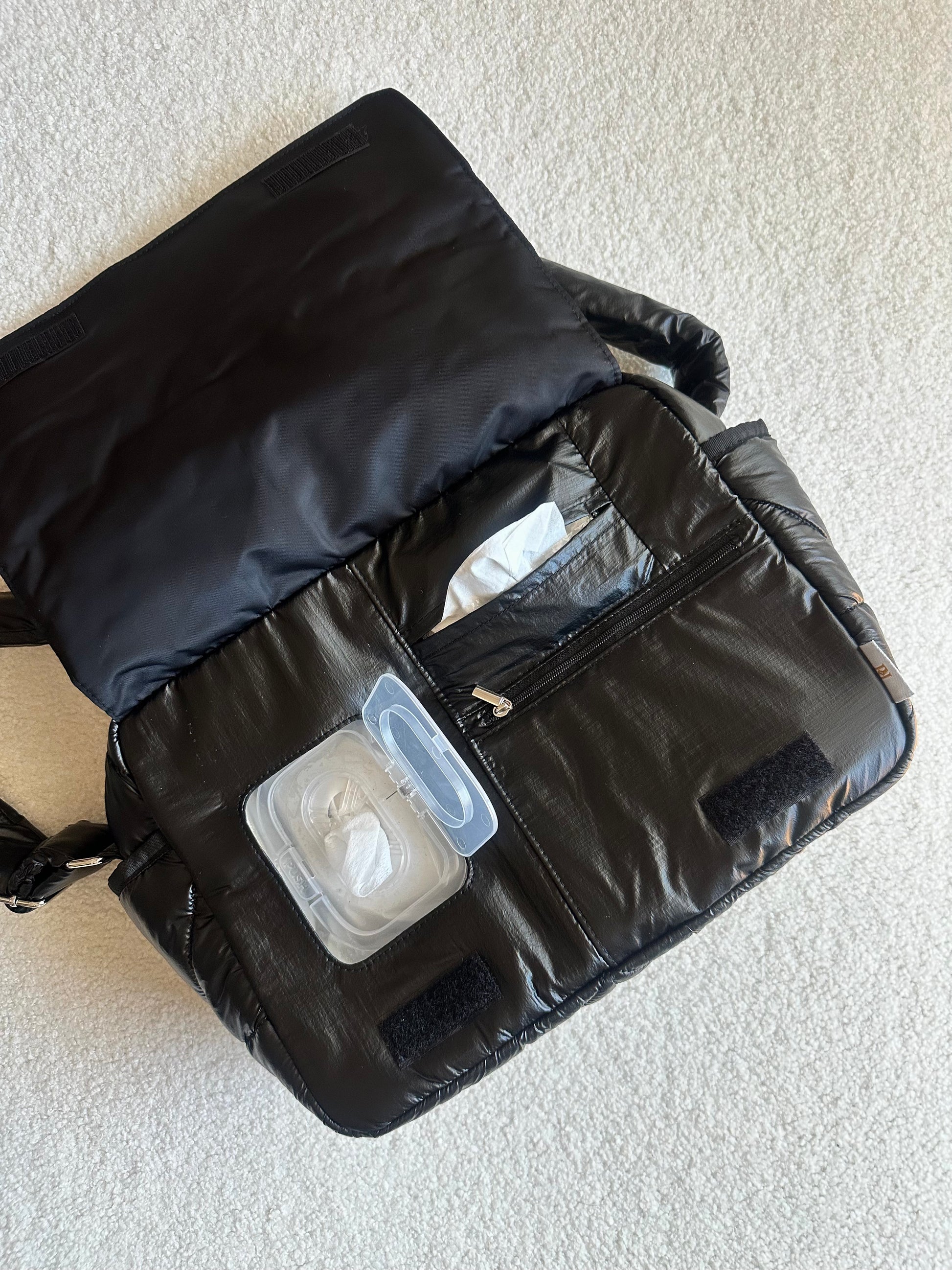 Rich Raise マザーズバッグ Cross quilt bag / Black【予約販売】 – RICH RAISE