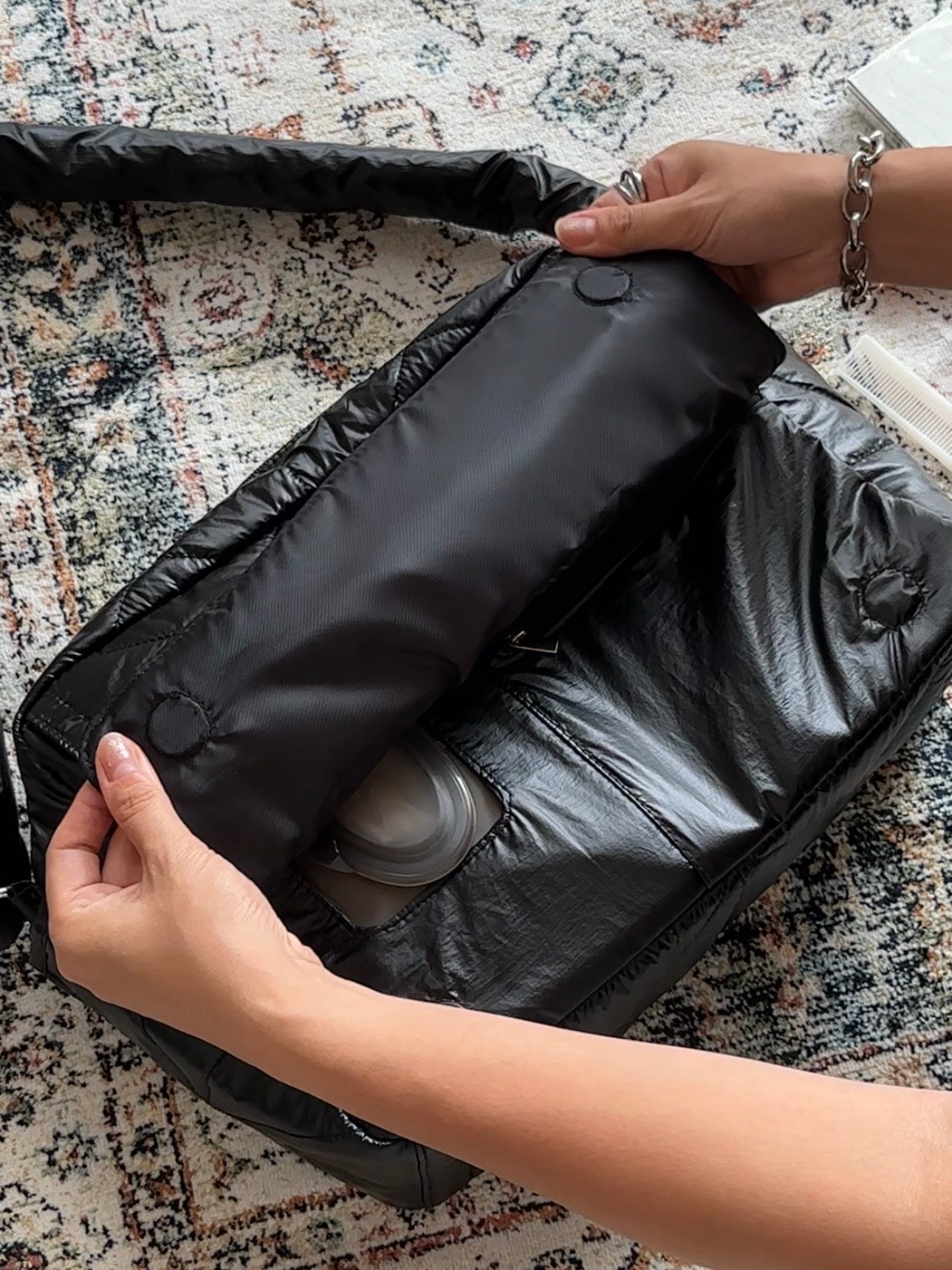 [予約販売]Cross quilt bag (magnet ver)