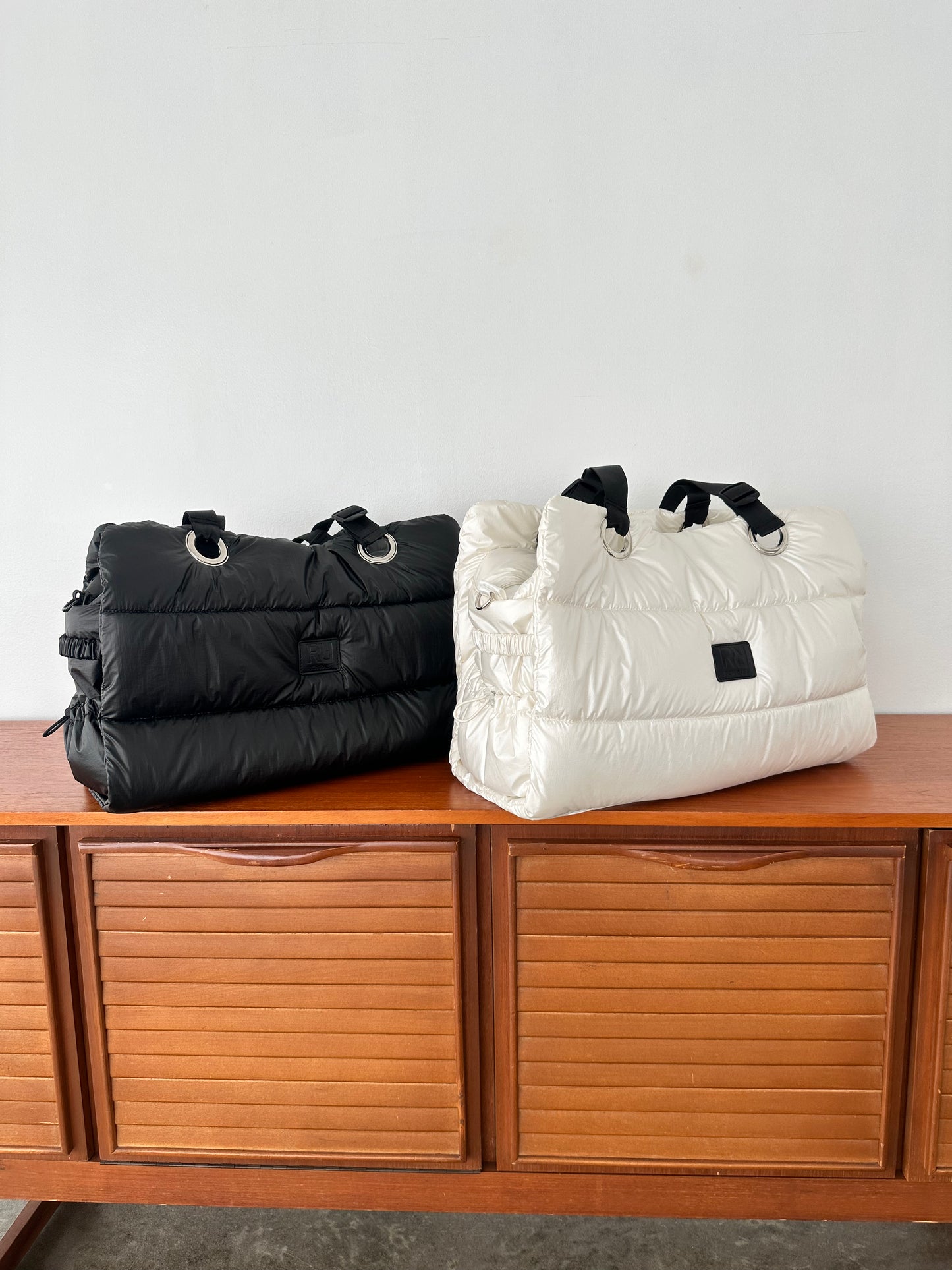 [予約販売]Large quilting bag / Pearl White