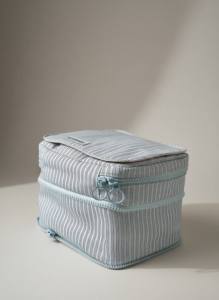 【予約販売】Stripe diaper pouch / PINK