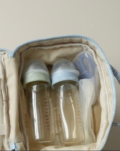 Stripe diaper pouch