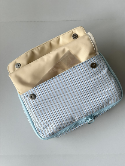 Stripe diaper pouch